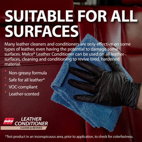 Malco used on dashboard showing uniform finish and reduced fading