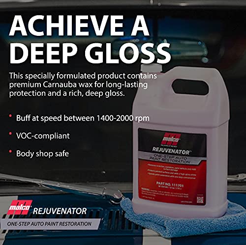 Malco finish close-up revealing deep shine and paint clarity benefit