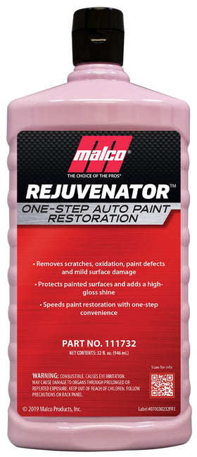 Malco bottle front label showing product name and volume for quick ID and benefit