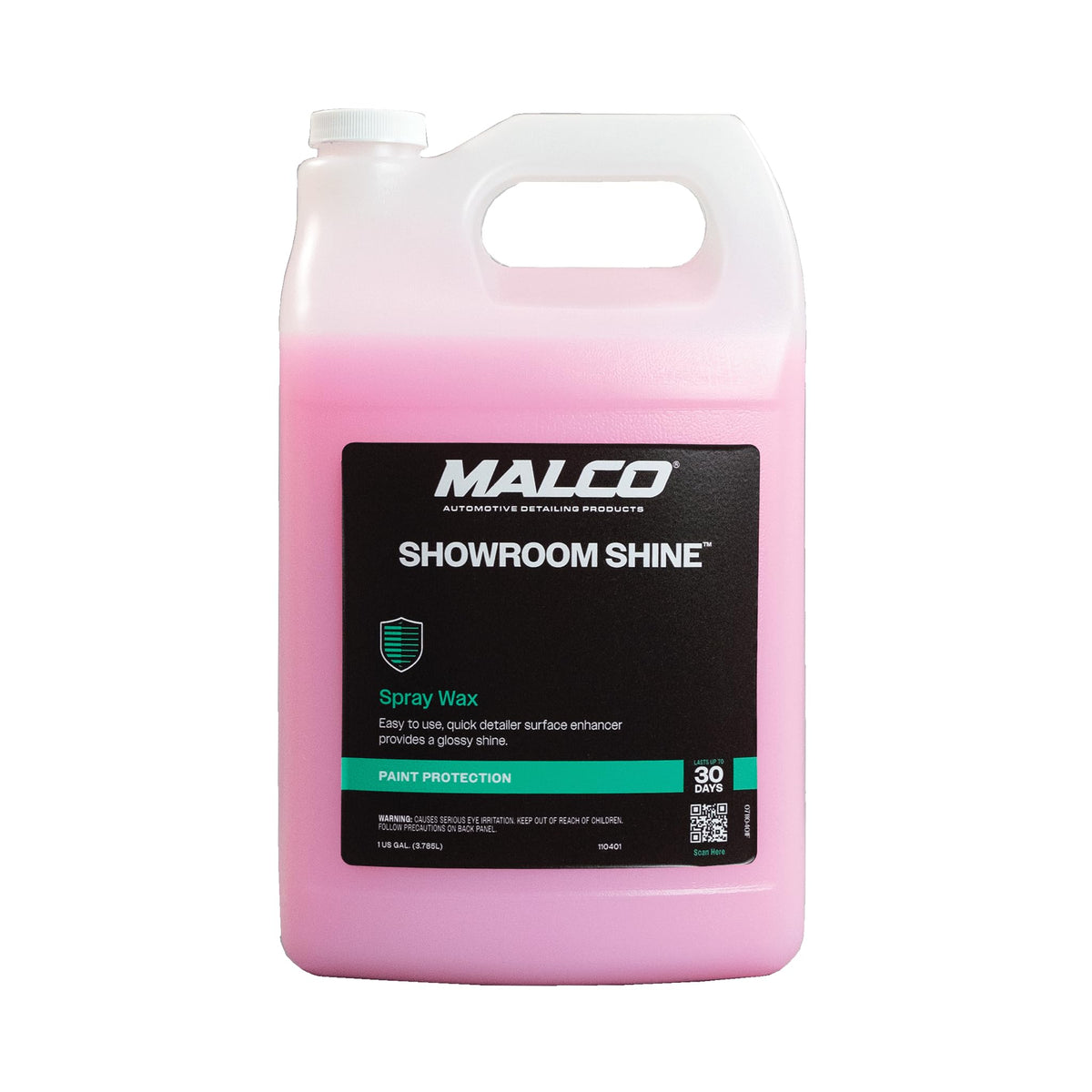 Malco spray bottle front view showing label and easy-spray nozzle for quick application