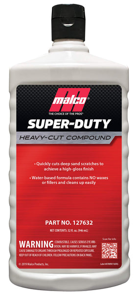 Malco front label showing product name and volume for quick identification and trust