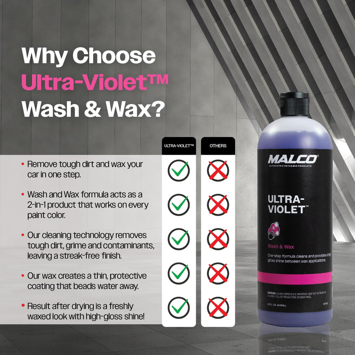 Malco Ultra Violet being applied with a foam gun for efficient coverage