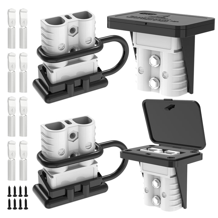 Malictele connector front view showing housing and secure fit benefit
