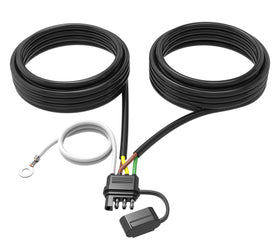 Malictele front plug and Y connector showing quick hookup benefit