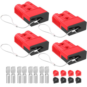 Malictele front view showing red 175A connector pack and quick identification