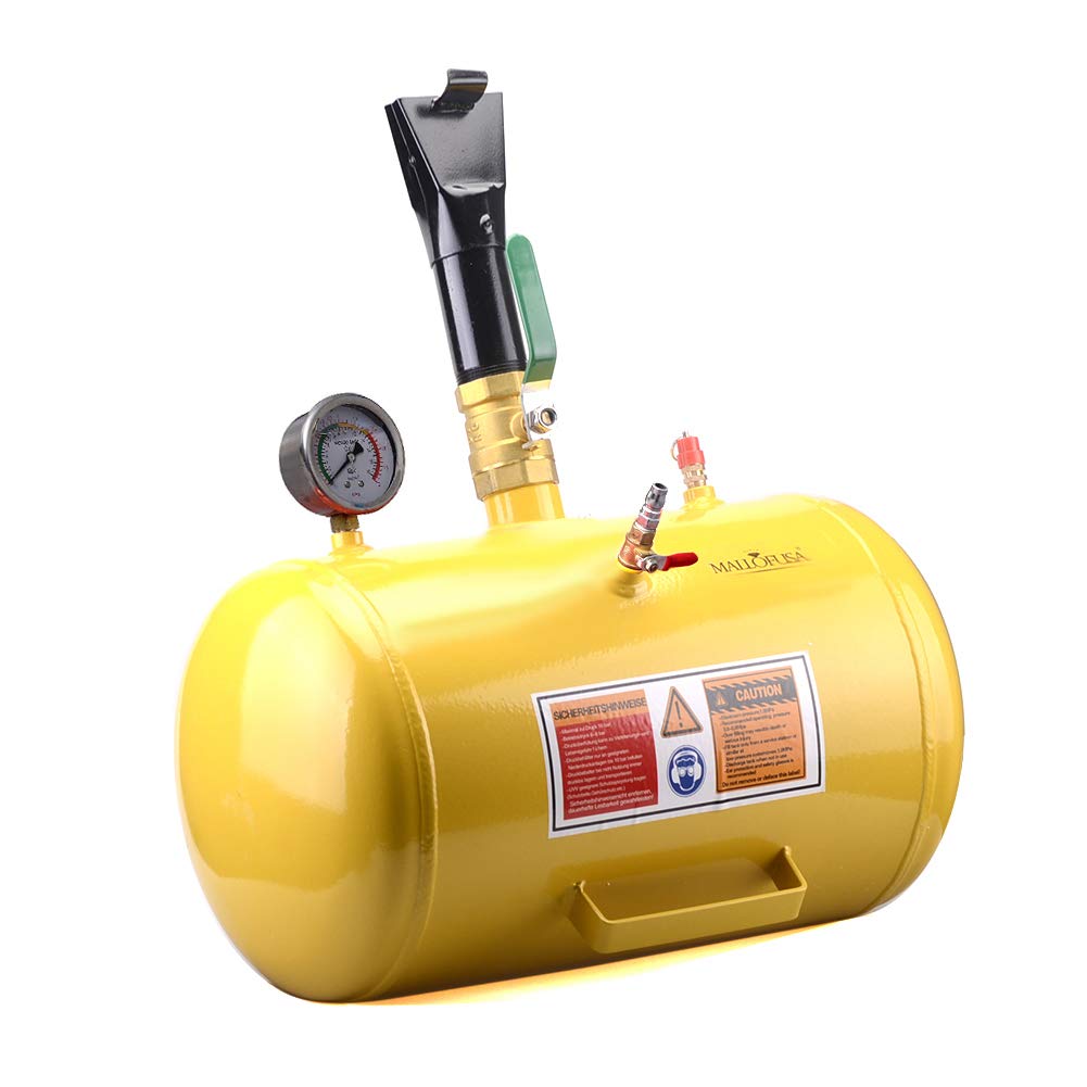 Mallofusa front view steel tank showing robust build and quick seating benefit
