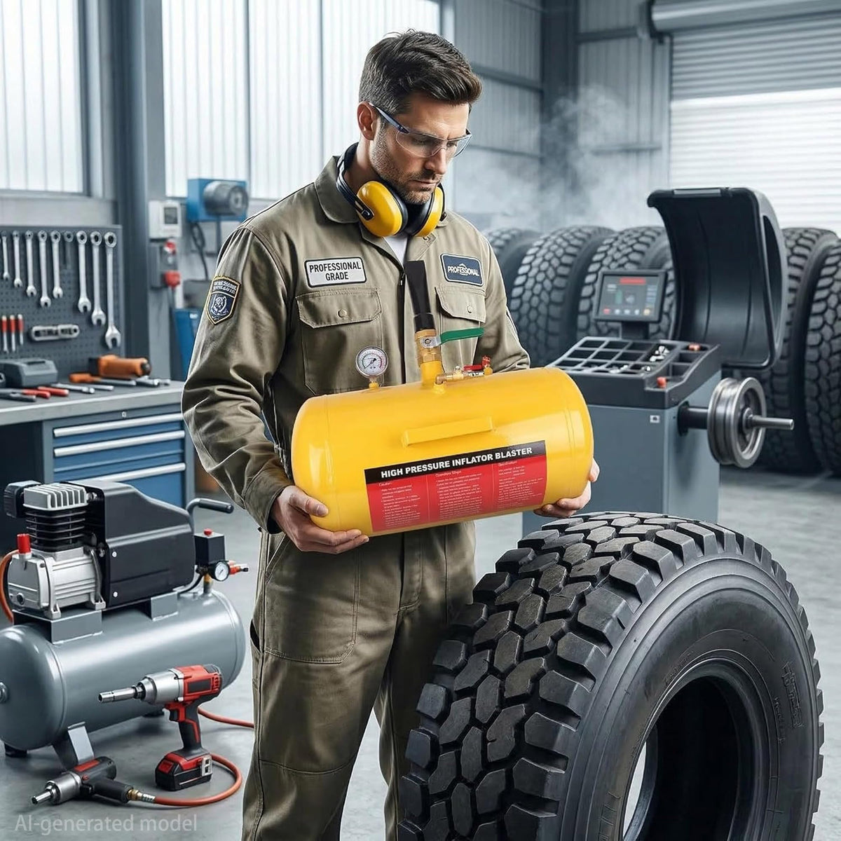 Mallofusa lifestyle garage setup conveying professional shop readiness benefit
