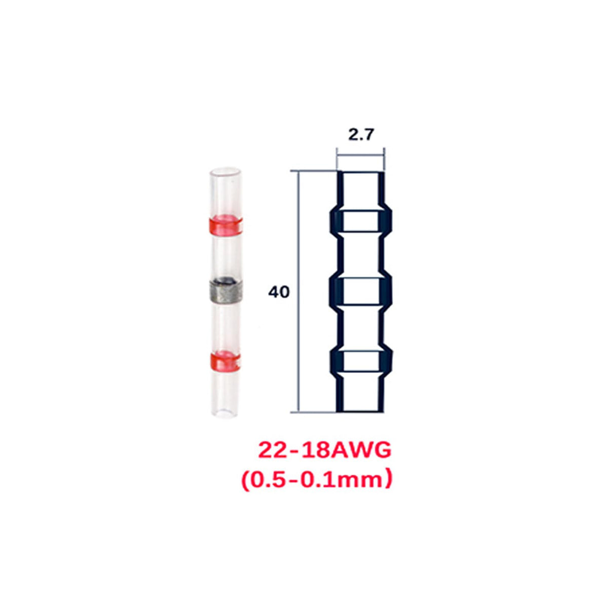 mamiko scale comparison next to ruler illustrating 12-inch lead length