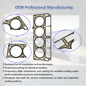 MANATEE gasket installed in engine illustrating correct fitment and reliable sealing