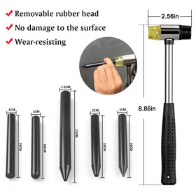 Manelord size scale comparison placed next to a tape measure to show compact, workshop-friendly dimensions