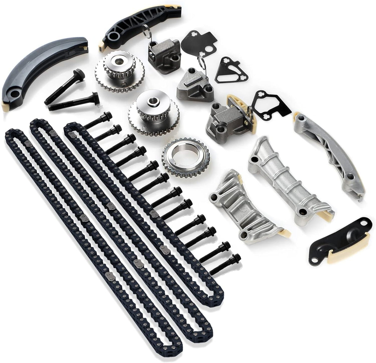 Mango S front packaging showing timing kit, clear fitment and part confidence