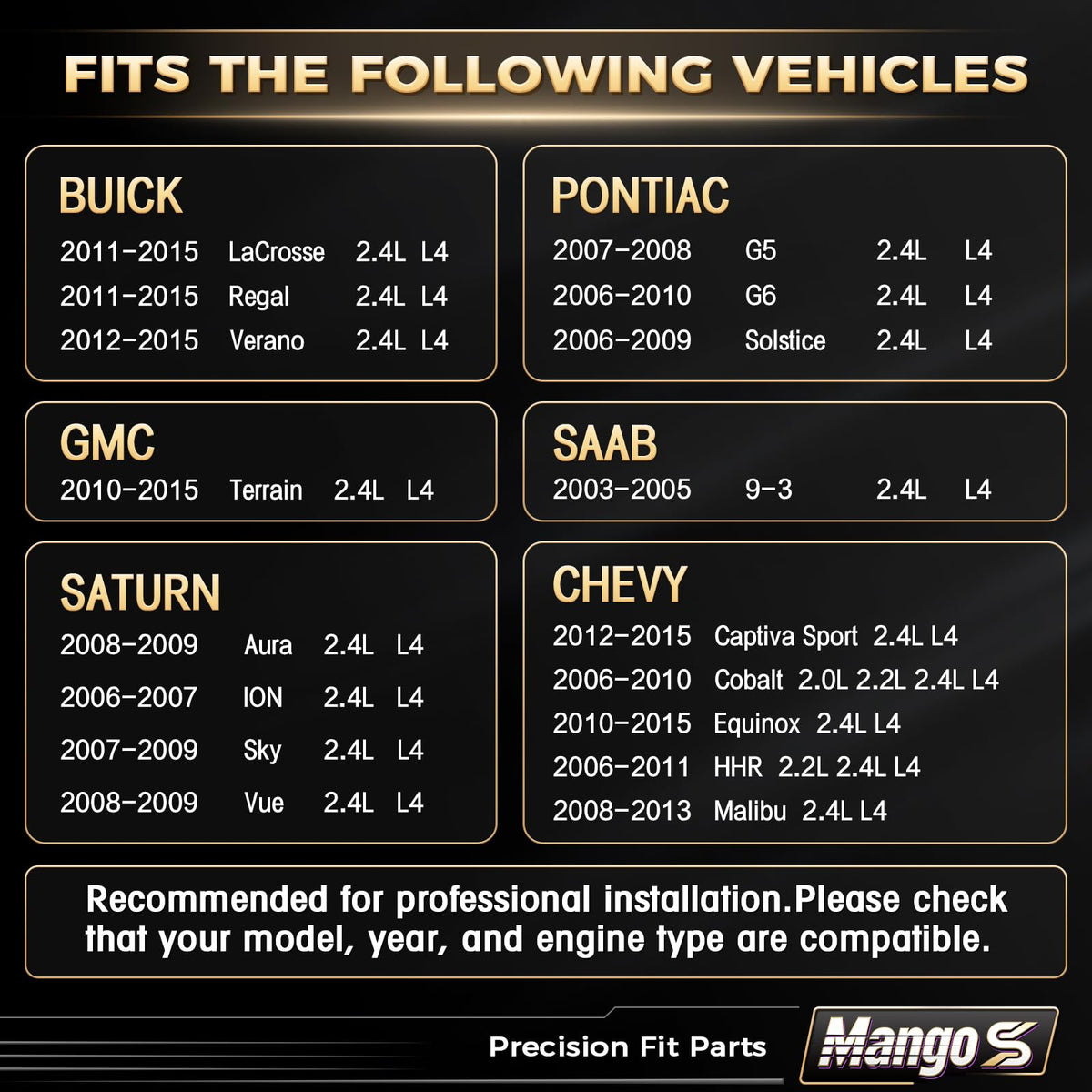 Mango S timing chains and tensioner close-up illustrating robust components benefit