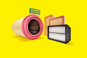 Mann Filter lifestyle image in a car supporting reliable engine performance