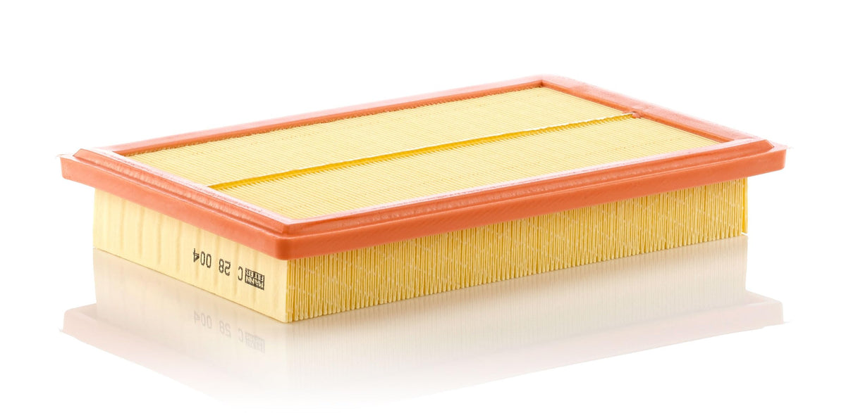 Mann Filter pleated media closeup highlighting embossed strength and filtration