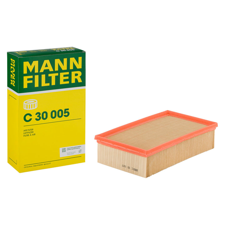 MANN-FILTER C 30 005 front view showing overall shape and OE fit for easy replacement