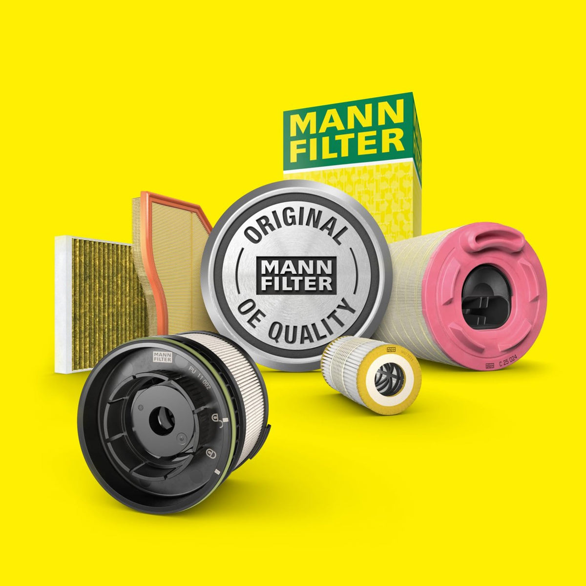 Car on road illustrating Mann Filter benefit of consistent engine breathing