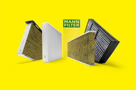 MANN-FILTER installed in vent housing restoring cabin air quality