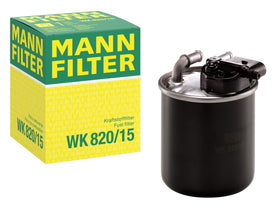 MANN-FILTER fuel filter front profile showing fitment and durability benefit