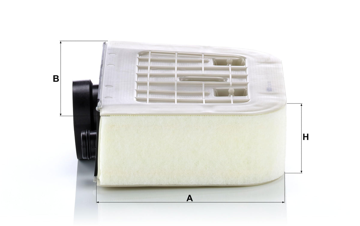 Mann Filter gasket detail highlighting tight seal to prevent bypass