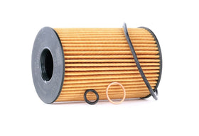Mann Filter HU 8007 z front view showing label and cartridge for easy identification and fit