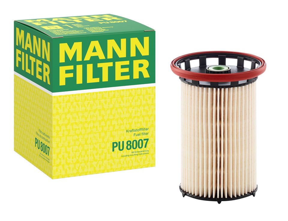 MANN-FILTER PU 8007 front view showing durable housing and fitment benefits