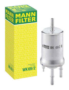 MANN-FILTER WK 69/2 front view showing robust housing and clear fitment for reliability
