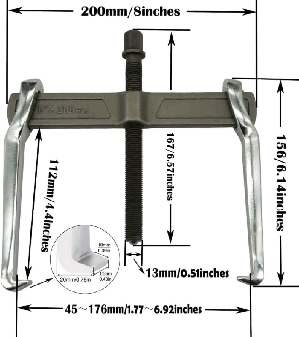 MANNIFEN close-up of threaded forcing screw, smooth operation benefit