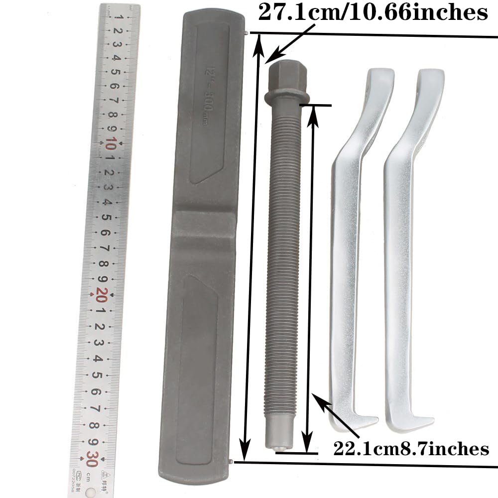 MANNIFEN next to ruler showing practical 9.84-inch jaw opening advantage