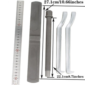 MANNIFEN next to ruler showing practical 9.84-inch jaw opening advantage