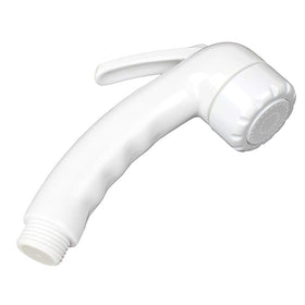 Manufacturers' Select sprayer front view showing clean finish and easy grip for reliable outdoor showering