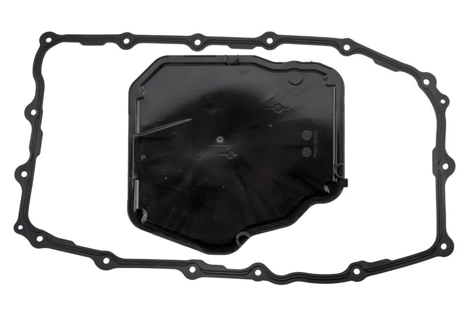 Manymiba filter installed in transmission pan under vehicle, showing easy fit