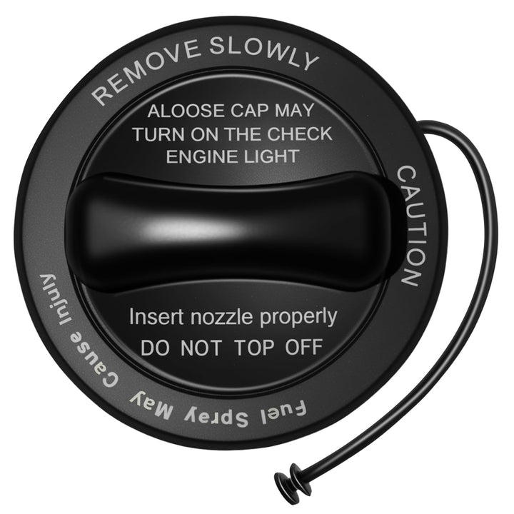 Manymiba front view of gas cap showing secure fit benefit