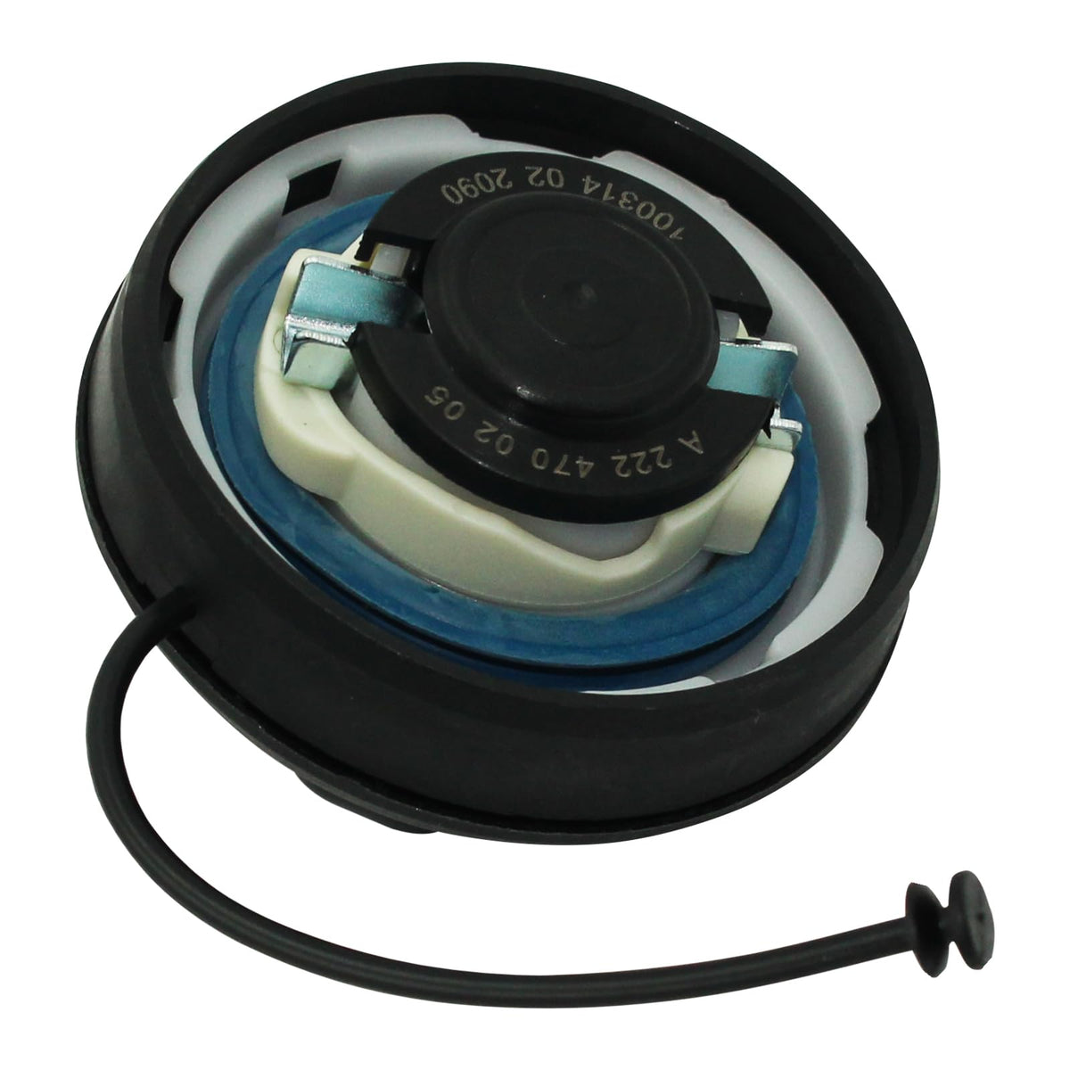 Manymiba cap inside car fuel door illustrating easy replacement