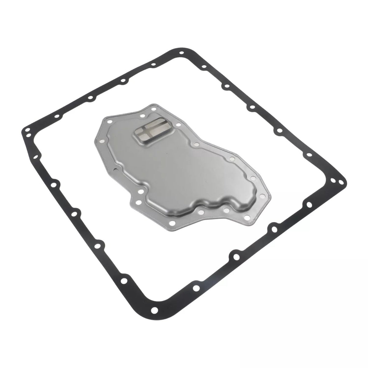 Manymiba gasket on transmission pan showing correct size and leak prevention