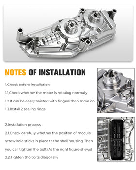 Manymiba mounted in Ford Focus transmission bay demonstrating direct compatibility