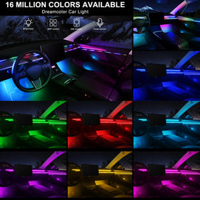 MAODANER footwell and door lights laid out for full cabin coverage