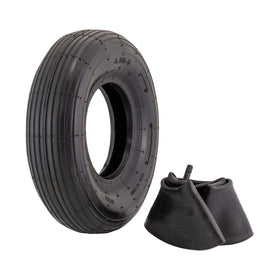 Marathon front view of tire and tube showing full profile and fit benefit