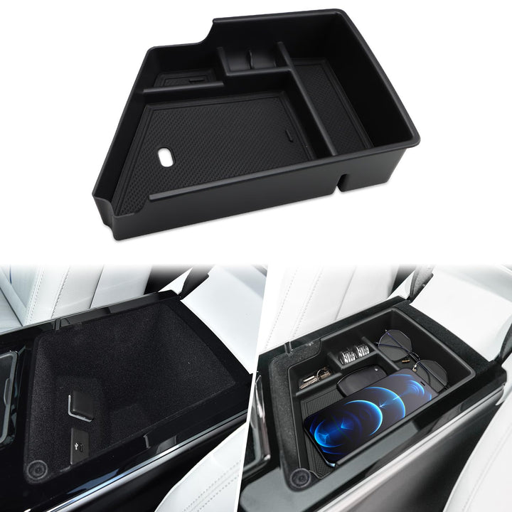 MARCHFA front view of tray showing neat compartments and quick access benefit