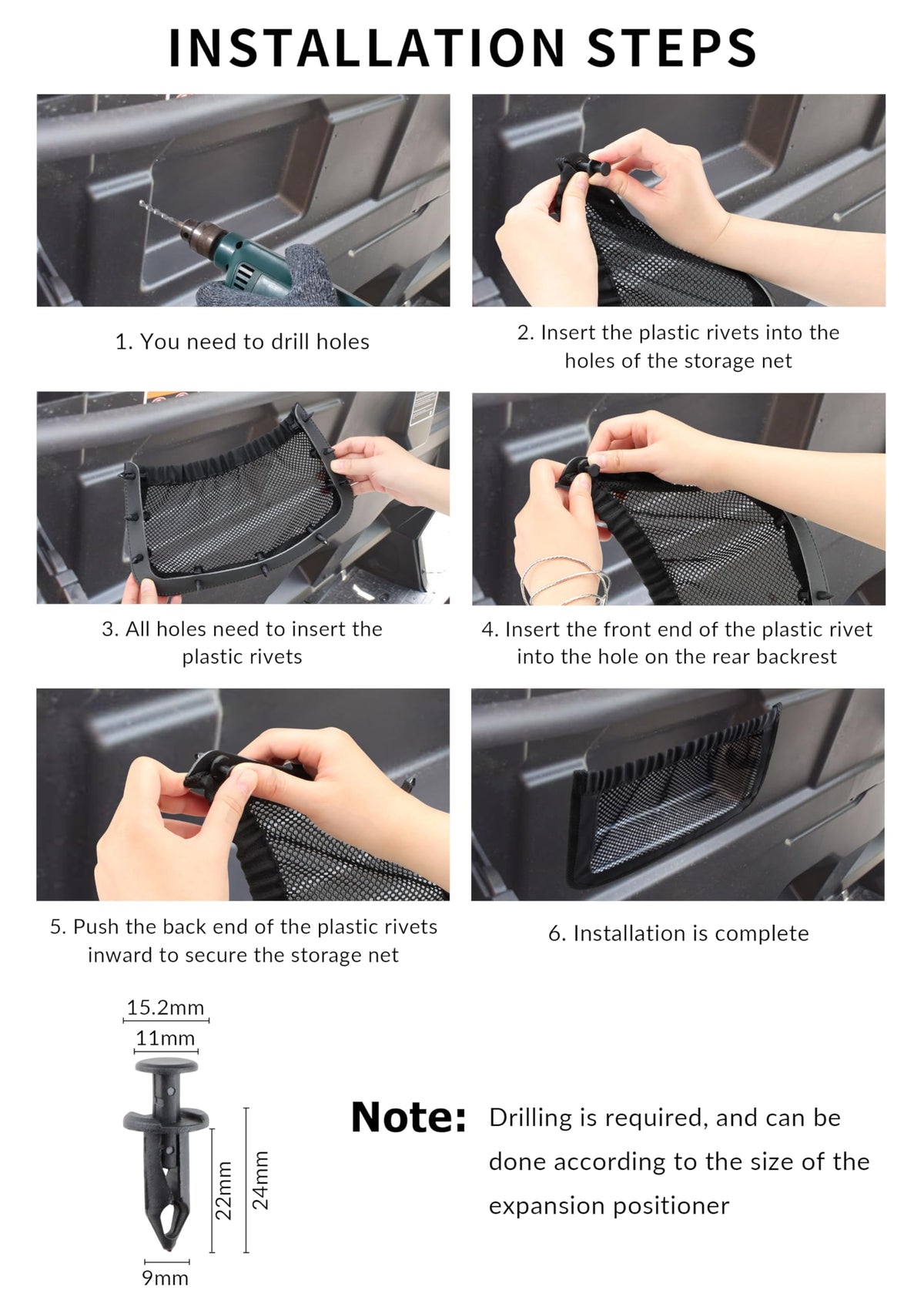 MARCHFA lifestyle shot in UTV illustrating tidy cabin and convenient reach benefit