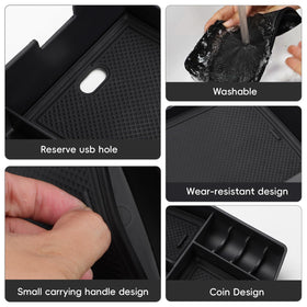 MARCHFA four non-slip mats displayed demonstrating anti-slip benefit