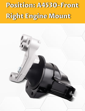Mardarth mount installed on engine demonstrating proper alignment benefit