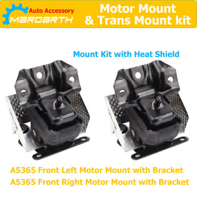 Mardarth front left motor mount close-up showing robust metal and rubber construction
