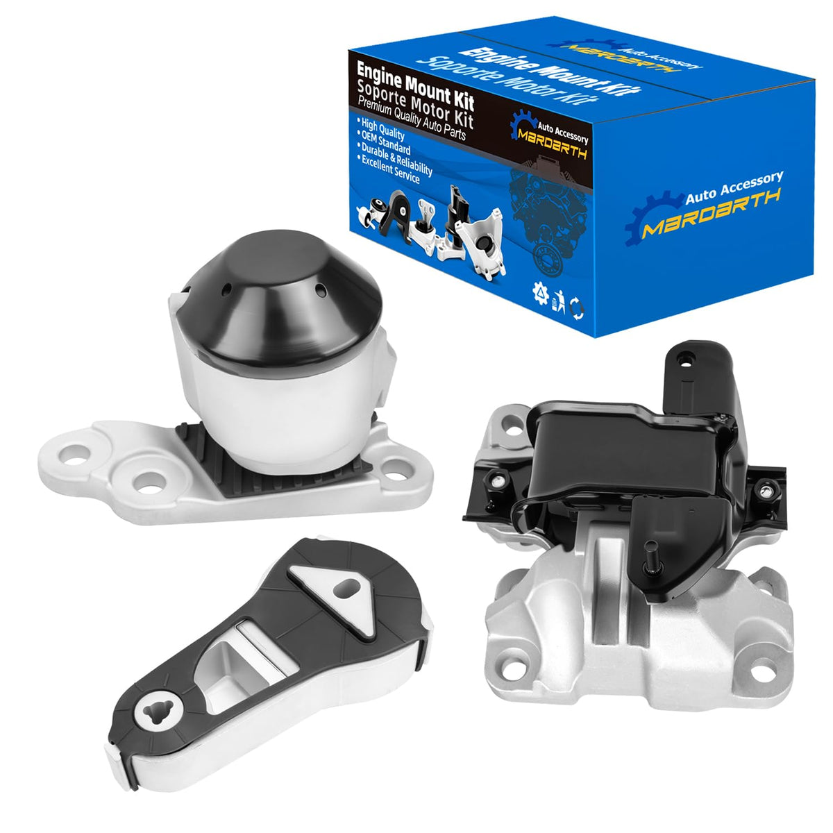 Mardarth front packaging showing complete mount kit and clear labeling for easy identification and peace of mind