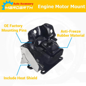 Mardarth close-up of heat shield protecting mount and boosting durability