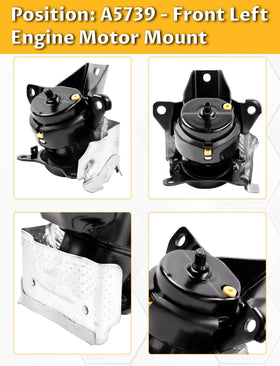 Mardarth mount installed under hood demonstrating correct placement and reduced vibration