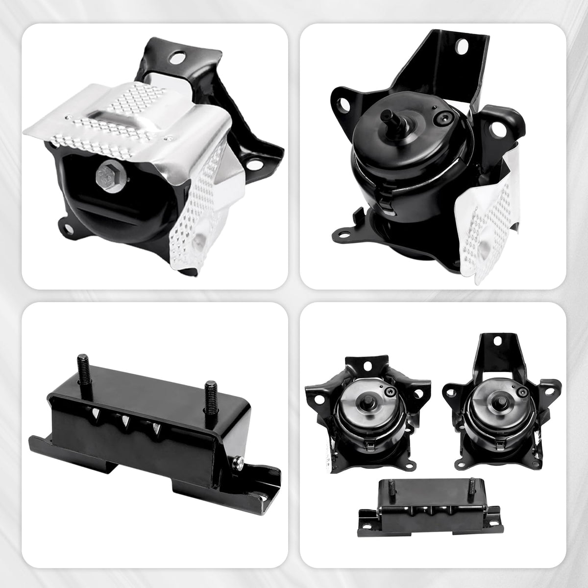 Mardarth motor mounts installed on engine illustrating reduced vibration