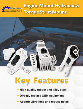 Mardarth rear torque strut mount side profile demonstrating firm engine control and stability