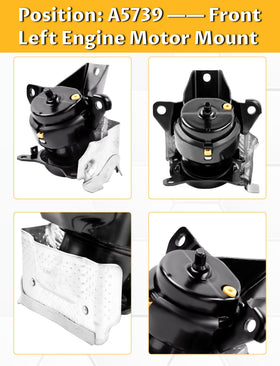 Mardarth side profile of mount displaying bolt pattern for accurate direct-fit