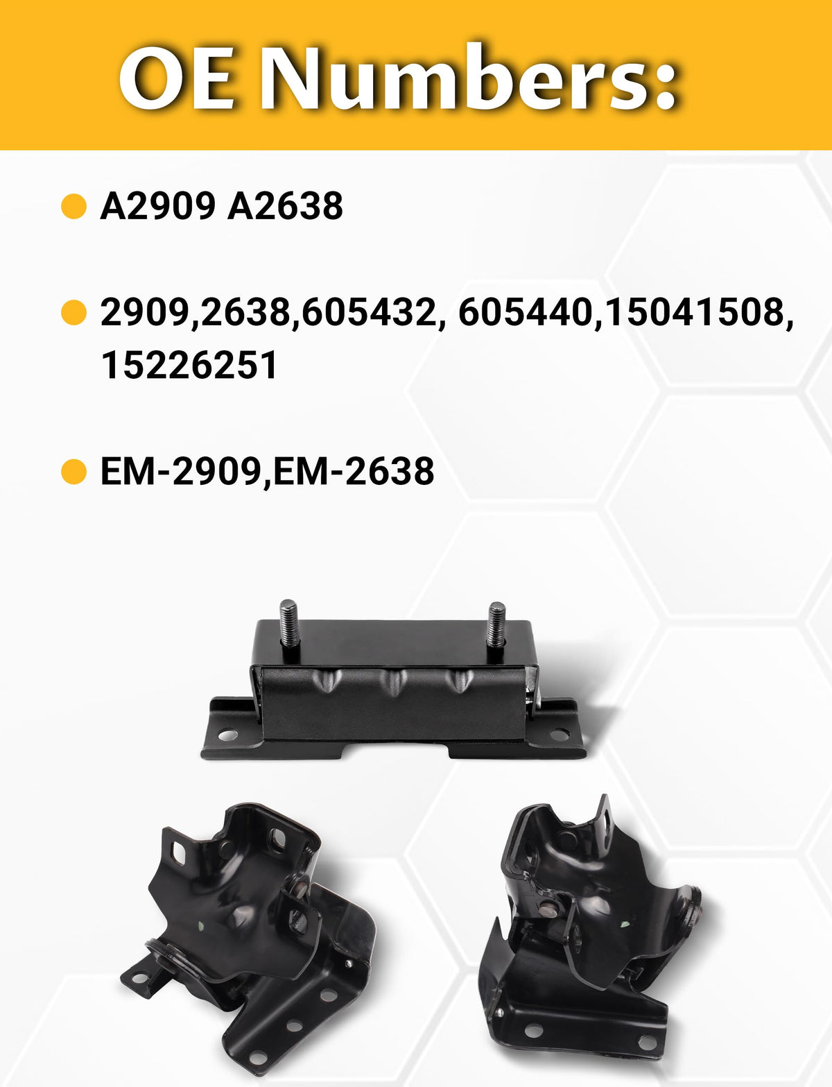 Mardarth transmission mount label and part number visible to confirm correct OEM cross-reference