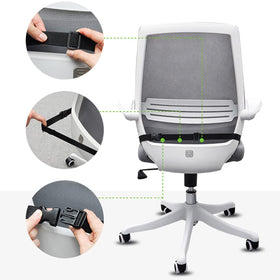 MargGona cushion in office chair aiding posture during work